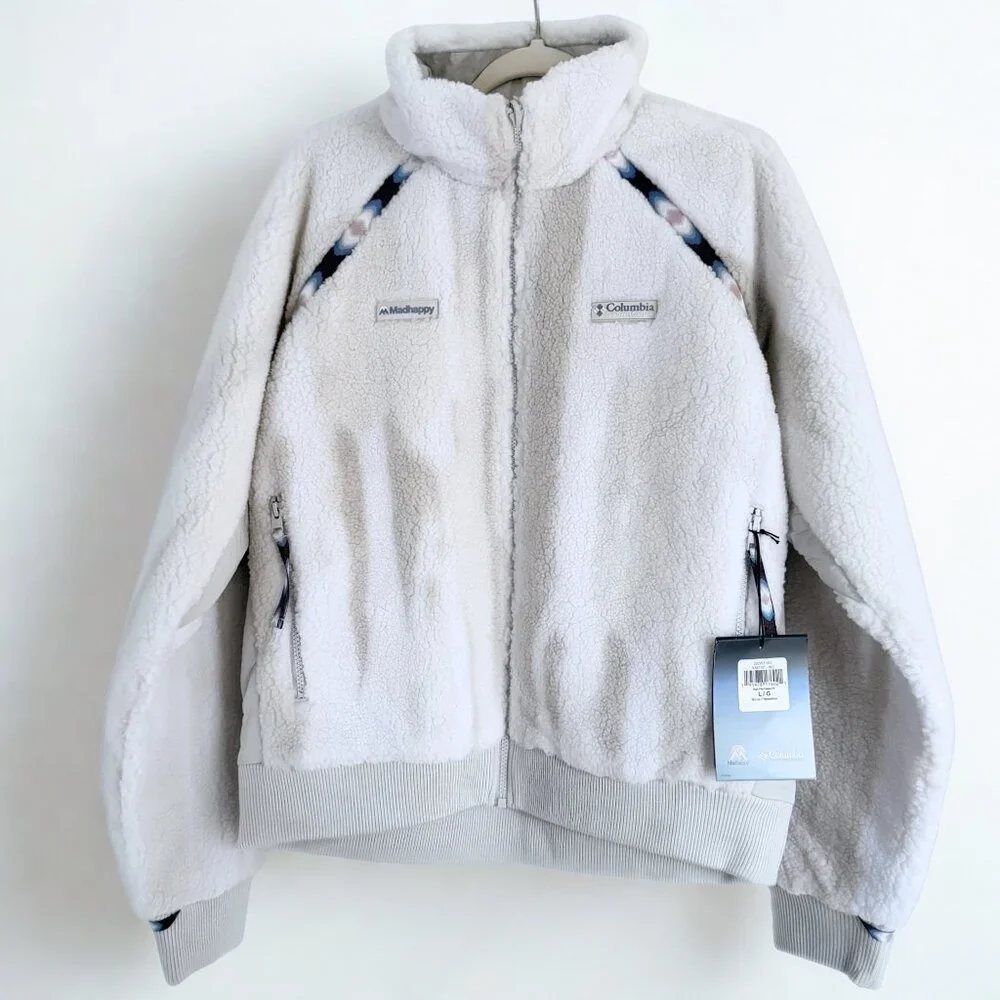 Madhappy for Columbia High Pile Fleece Full Zip Jacket - Size L - New with tags - Picture 3 of 16